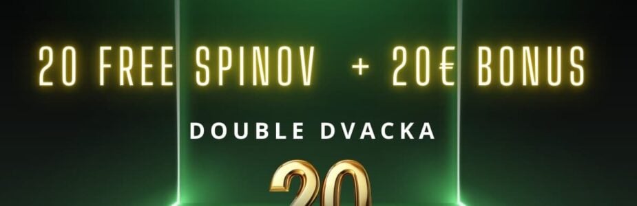 20 free spinov + 20€ bonus v Doublestar kasíne