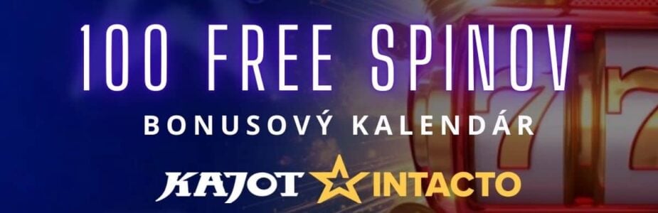 100 free spinov kajot intacto