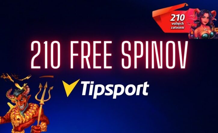 210 free spinov v Tipsport kasíne