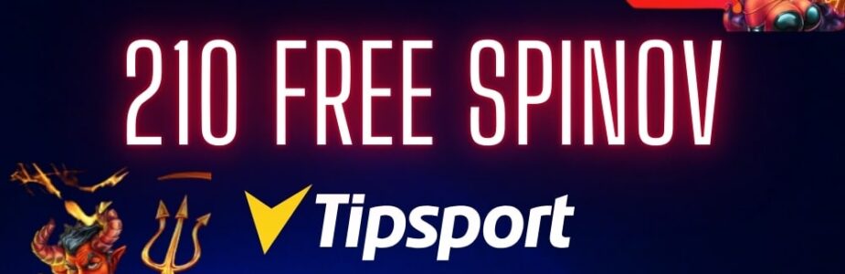 210 free spinov v Tipsport kasíne