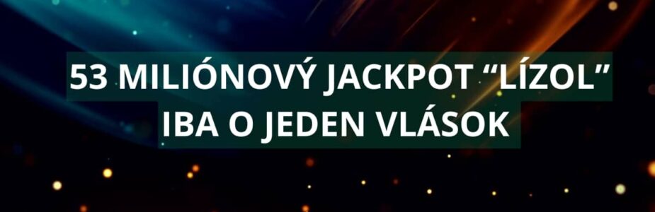 53 Miliónový jackpot sa mu neušiel iba kvôli 1 číslu