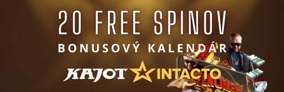 20 free spinov kajot intacto