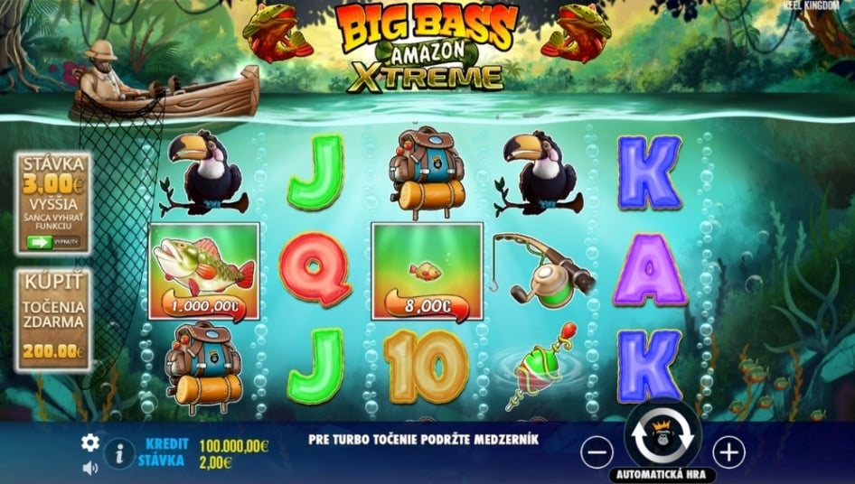 Big Bass Amazon Xtreme od Pragmatic Play