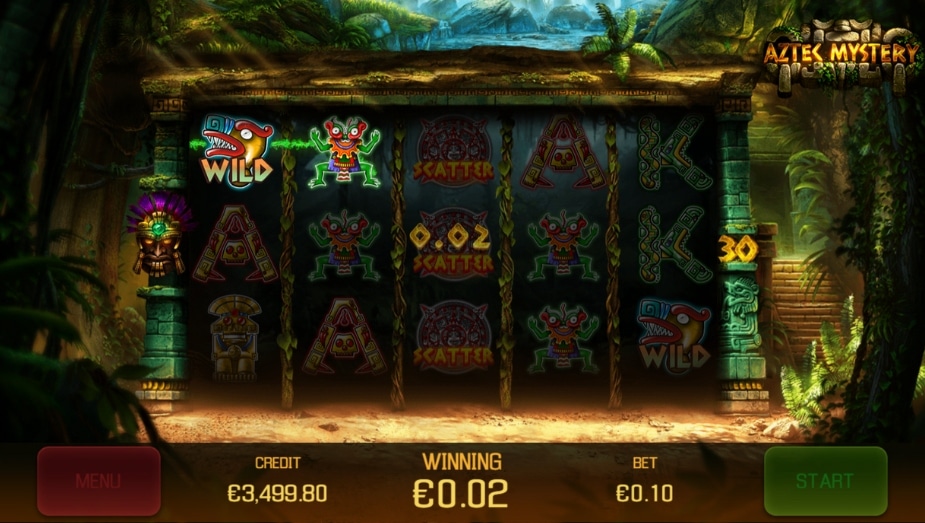 Aztec Mystery online automat Wild symbol