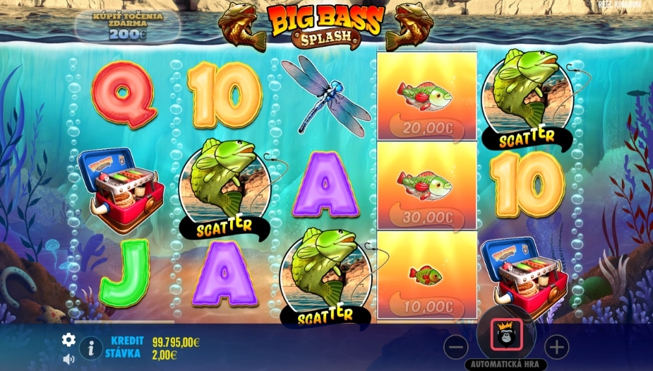 Big Bass Splash online automat Scatter