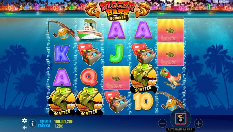 Bigger Bass Bonanza online automat Scatter symbol