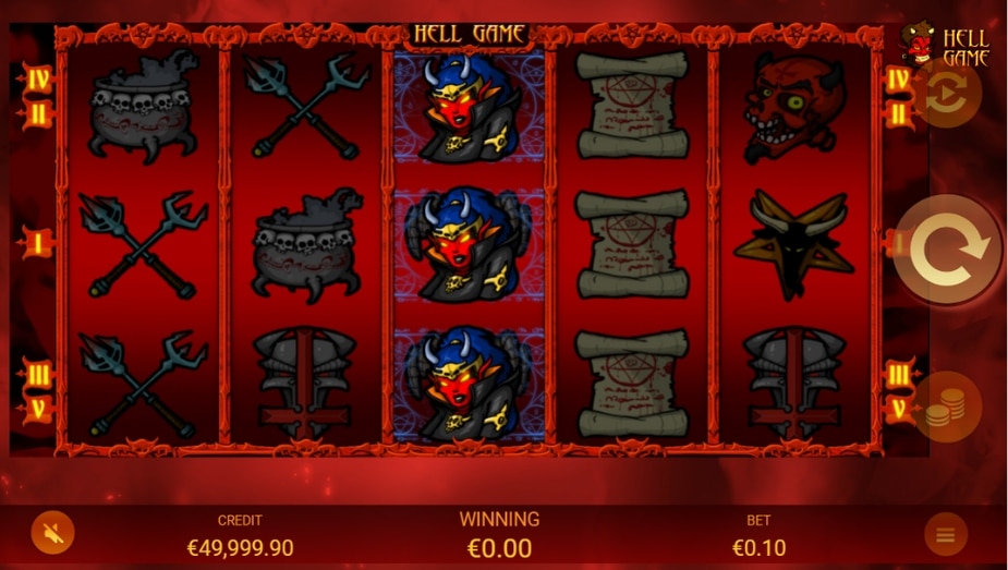 Hell Game online automat Wild symbol