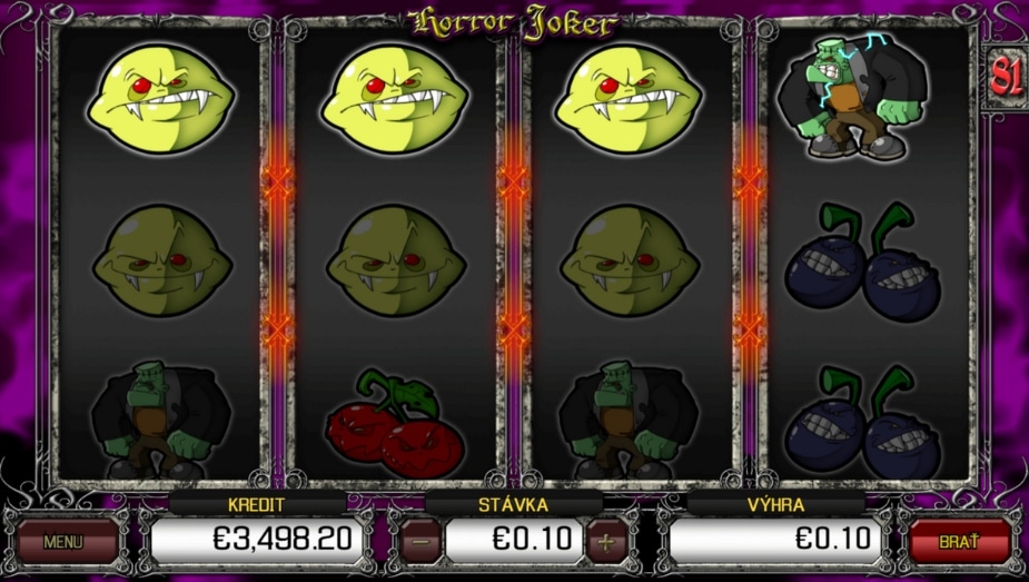 Horror Joker online automat Wild symbol