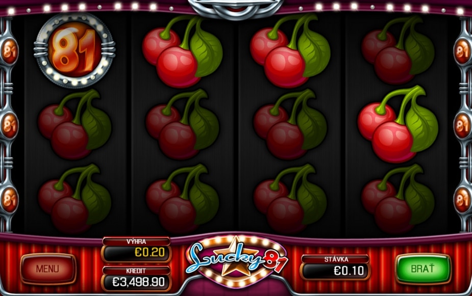 Lucky 81 online automat Wild symbol