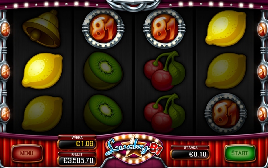 Lucky 81 online automat