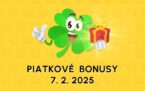 Free spiny a bonusy dnes PIATOK 7. 2. 2025 ➡️ 729 FS