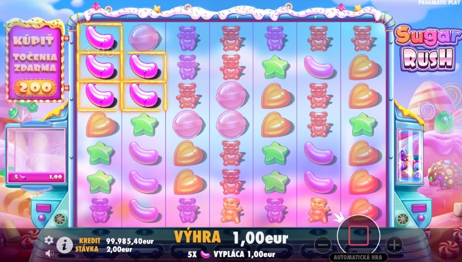 Sugar Rush online automat