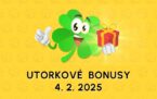 Free spiny a bonusy dnes UTOROK 4. 2. ➡️ 2631 FS