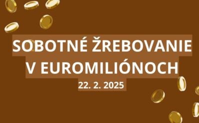 Sobotné žrebovanie v Euromiliónoch