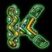 Symbol Písmeno K automatu El Dorado Treasure od Apollo Games
