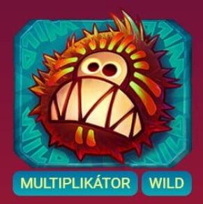 Symbol Wild symbol automatu Frutiki Tribe od Apollo Games