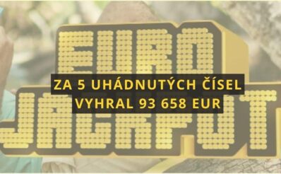 Za 5 uhádnutých Eurojackpotových čísel vyhral takmer 100 000 eur