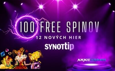 100 free spinov v SynotTip kasíne