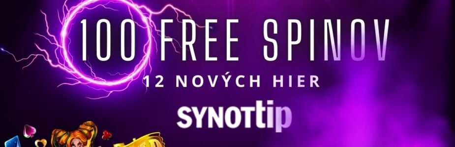 100 free spinov v SynotTip kasíne