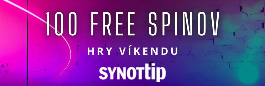 100 free spinov v Synottip kasíne