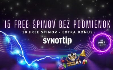 15 + 30 free spinov v SynotTip kasíne