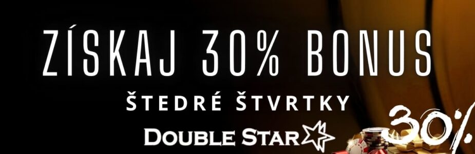 30% bonus v DoubleStar
