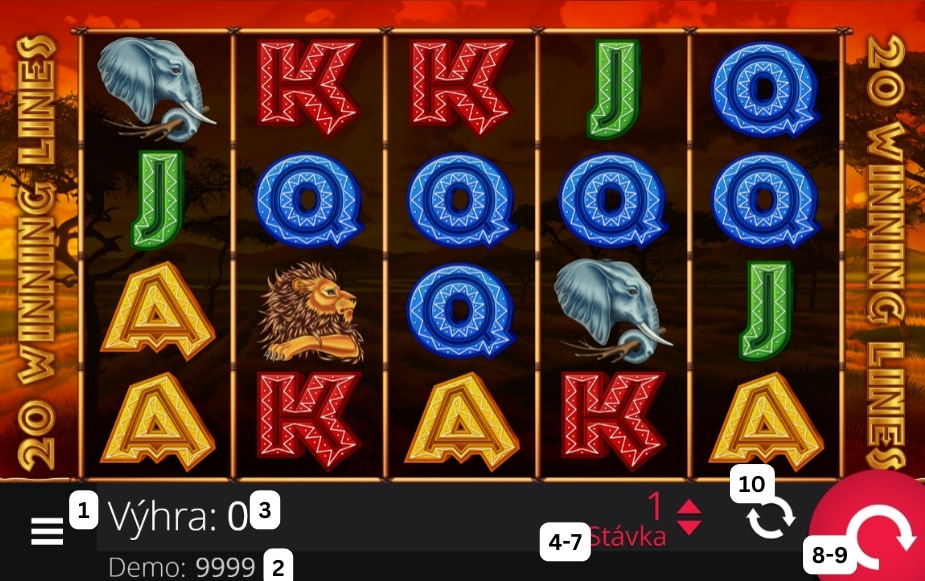 Ako hrať online automat Savanna Sunrise Deluxe