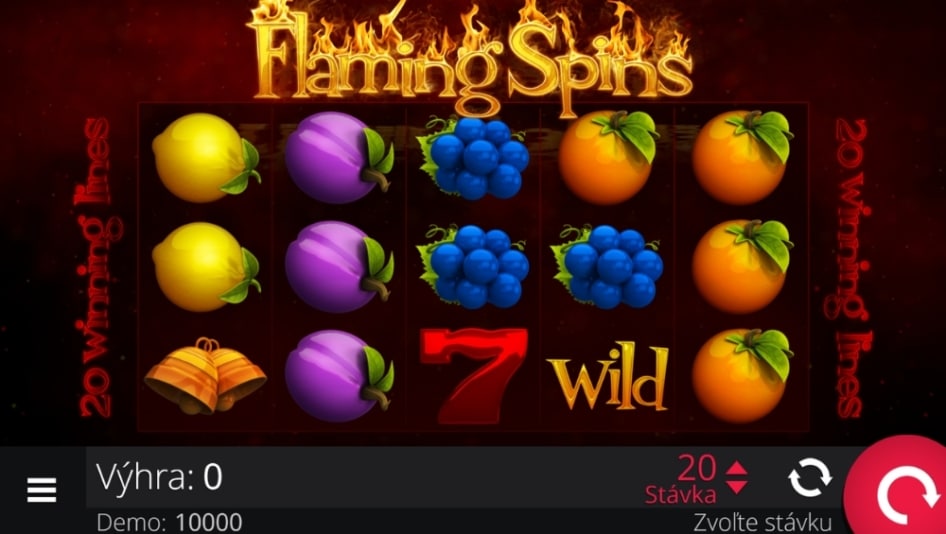 Flaming Spins od eGaming