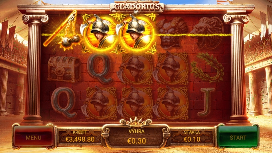 Gladorius online automat Wild