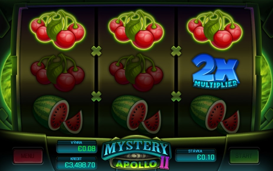 Mystery Apollo II online automat Multiplikátor