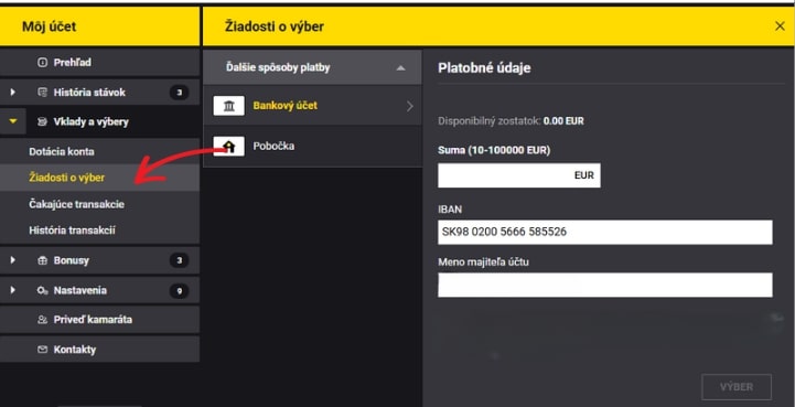 Výber vo Fortune krok 2