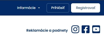 eTipos prihlásenie do účtu