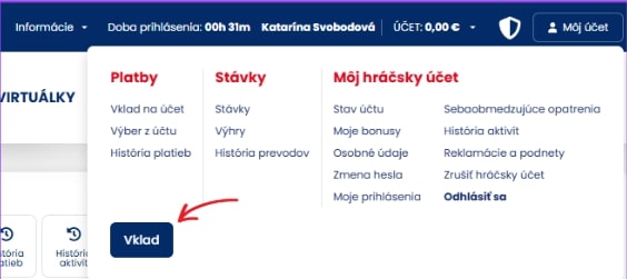 Vklad eTipos