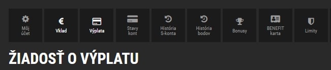 Žiadosť o výplatu SynotTip