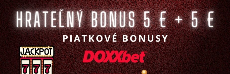 10€ bonus v Doxxbet kasíne