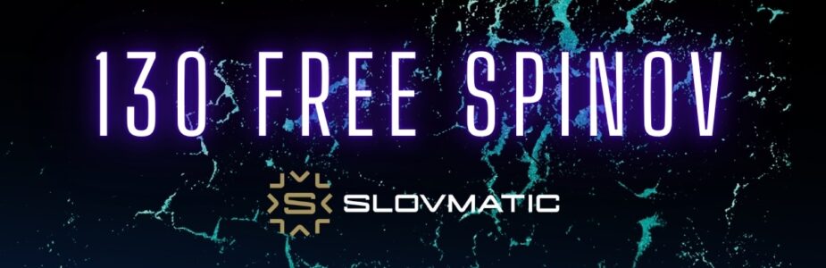 130 free spinov v Slovmatic