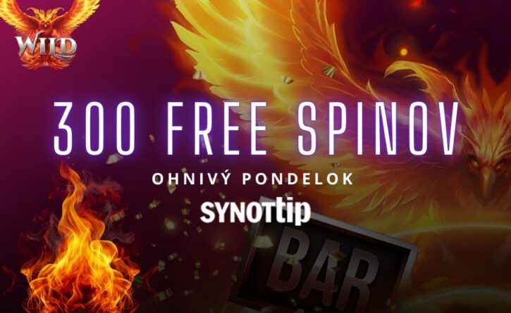 300 free spinov v Synot Tip kasíne