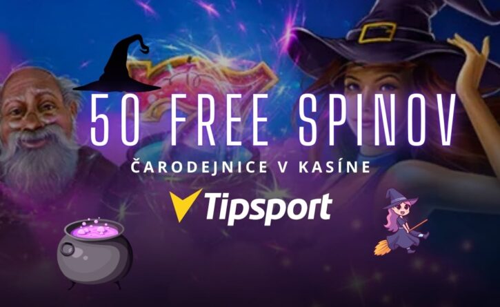 50 free spinov v Tipsport kasíne