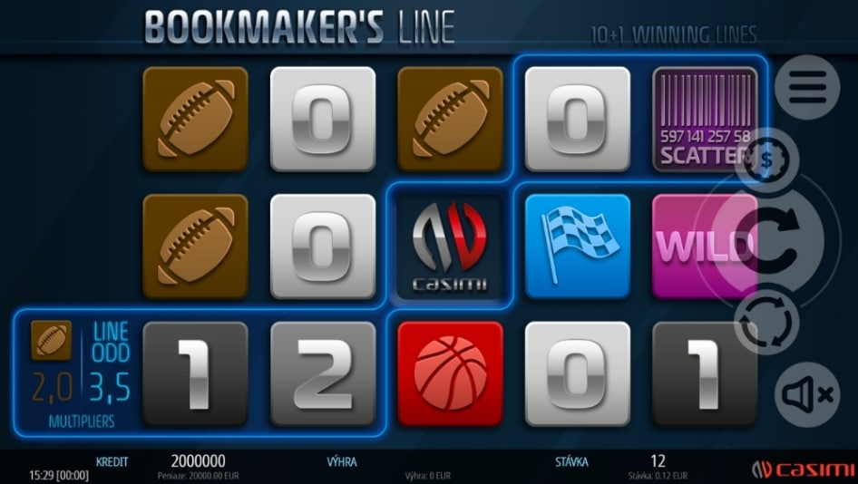 Bookmaker's Line od Casimi