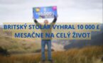Stolár z Walesu vyhral „penziu“ 10 000 libier každý mesiac