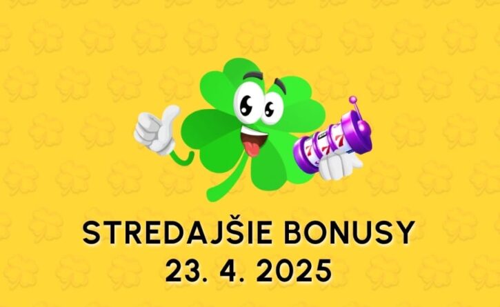 Free spiny a bonusy dnes 23. 4. 2025