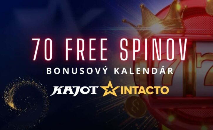 70 free spinov Kajot Intacto