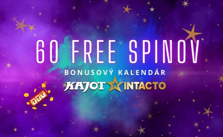 60 free spinov Kajot Intacto