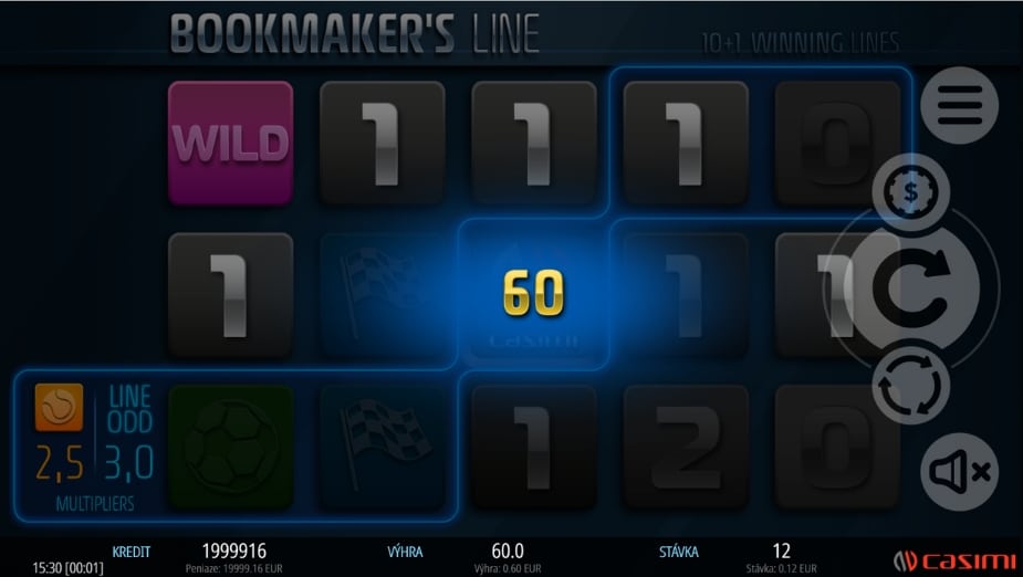 Téma a symboly Bookmaker's Line