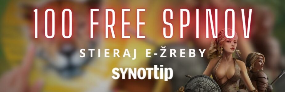 Získaj 100 free spinov v SynotTip