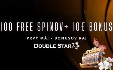 100 free spinov + 10 kredit v DoubleStar