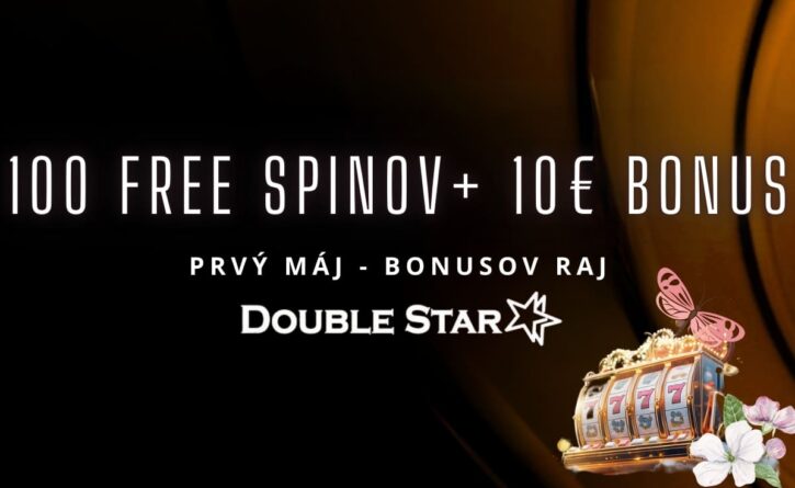 100 free spinov + 10 kredit v DoubleStar