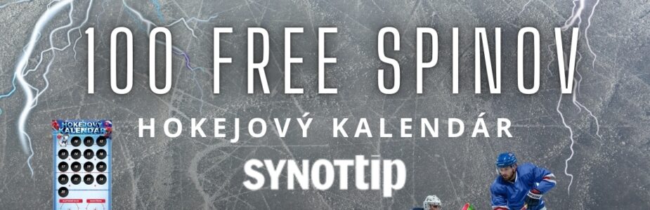 100 free spinov v SynotTip kasíne – hokejový kalendár 100 free spinov v SynotTipe