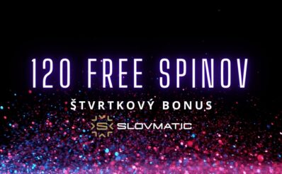 120 free spinov v Slovmatic