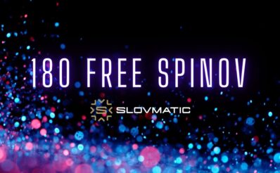 180 free spinov v Slovmatic kasíne